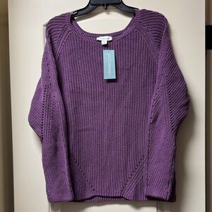 Coldwater Creek Purple Women's Sweater